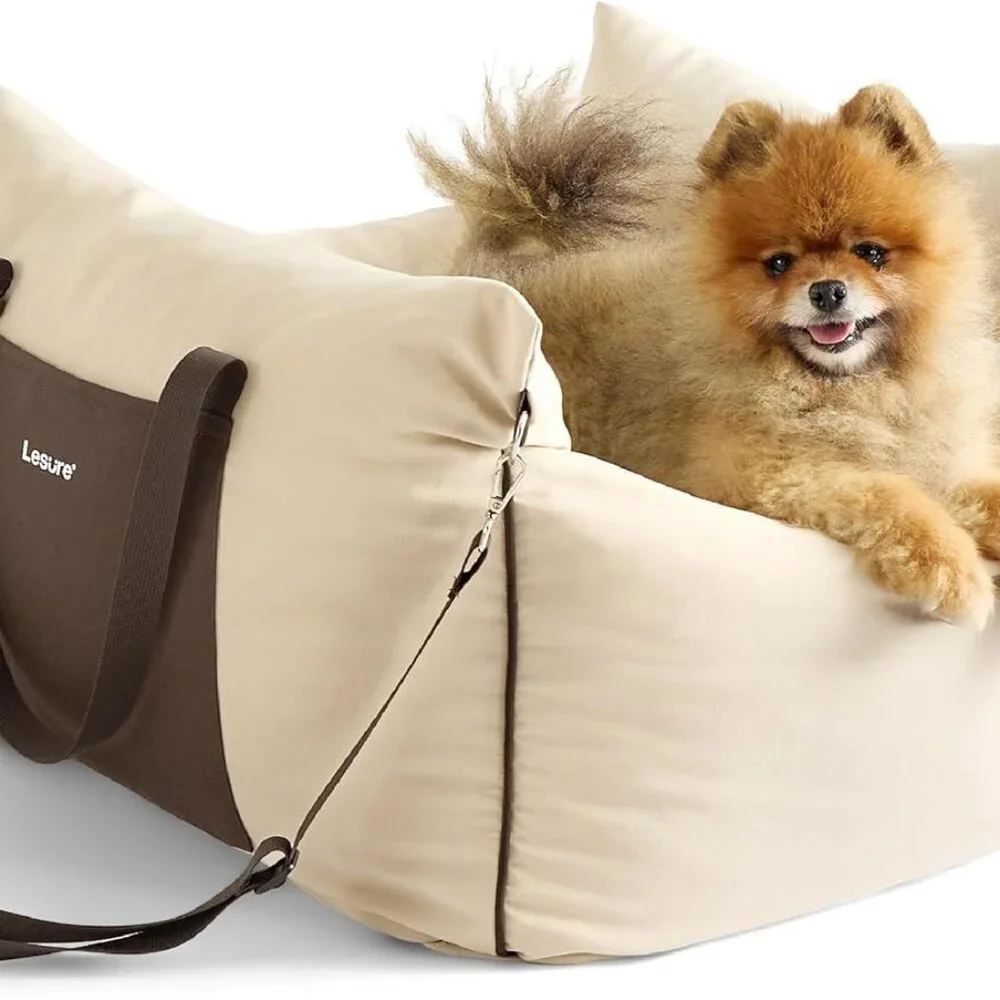 Lesure Small Dog Car Seat for Small Dogs